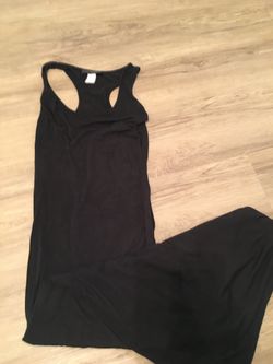 Black maxi dress small