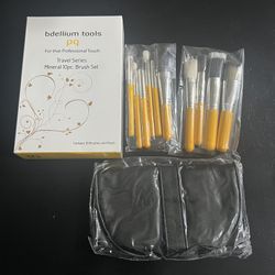 Travel Brush Mineral 10pcs Brush Set. 