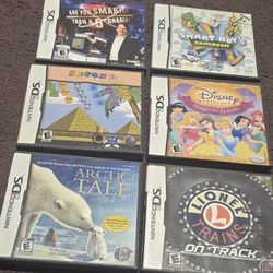 Six nintendo ds tapes$40