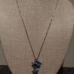 18" 925 SILVER CHAIN AND MAMA AND BABY TURTLE PENDENT (NEW)