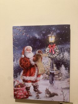 Christmas Wall Art 12” By 16”