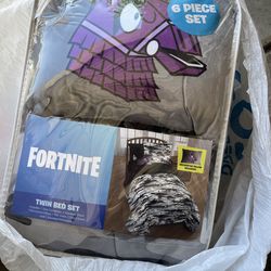 Fortnite twin bed set (6-piece) (not used, original package