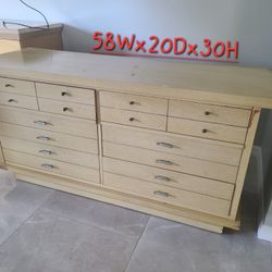 Wood Dresser Cabinet 