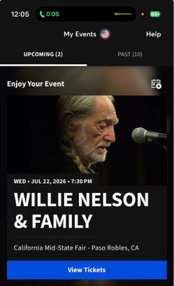 Willie Nelson Midstate Fair
