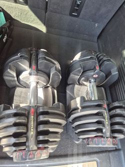 Pair of bowflex Dumbbells 90pounds each
