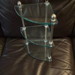 Corner Glass Shelving 