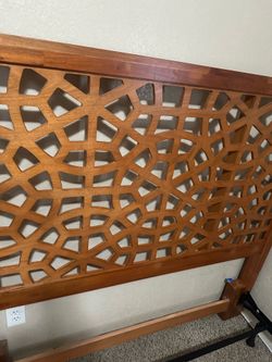 Bed headboard and base