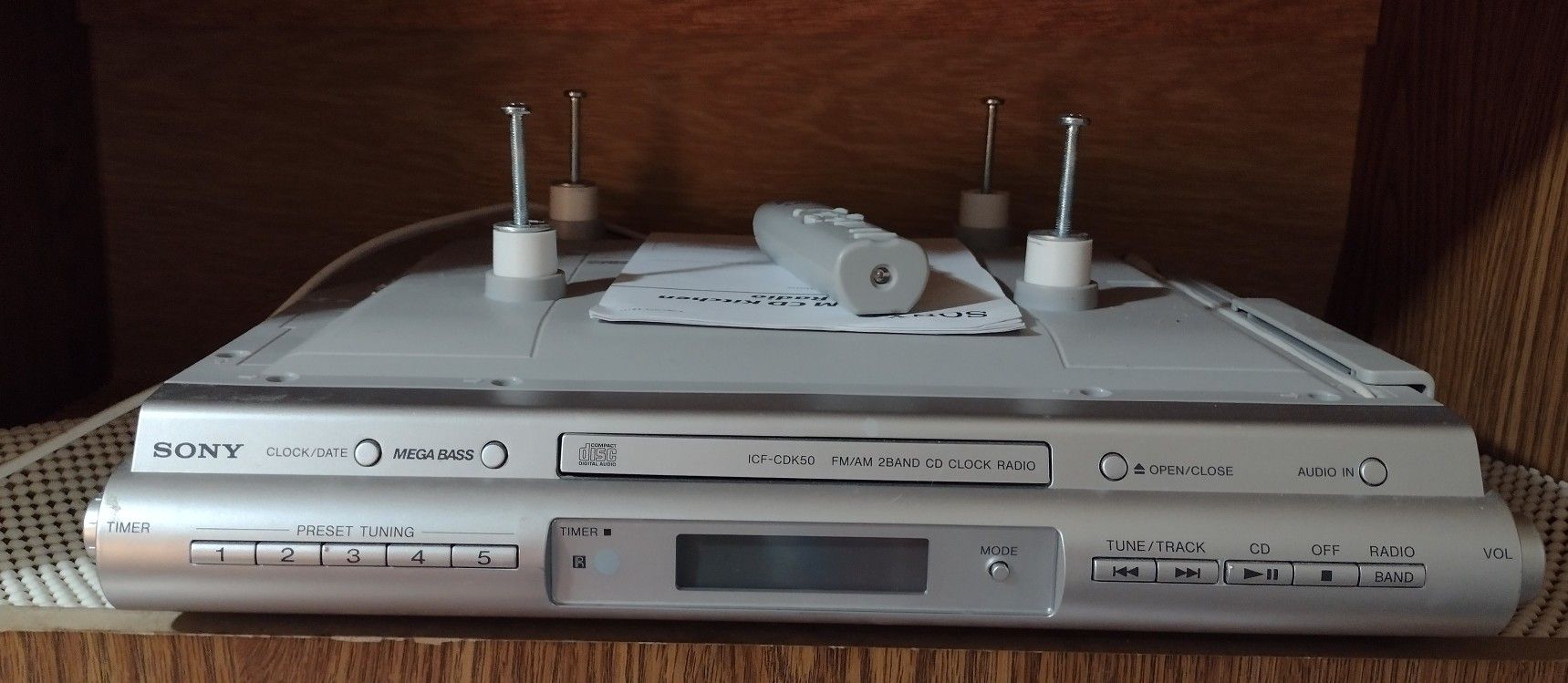 Under Mounted CD Player With Remote