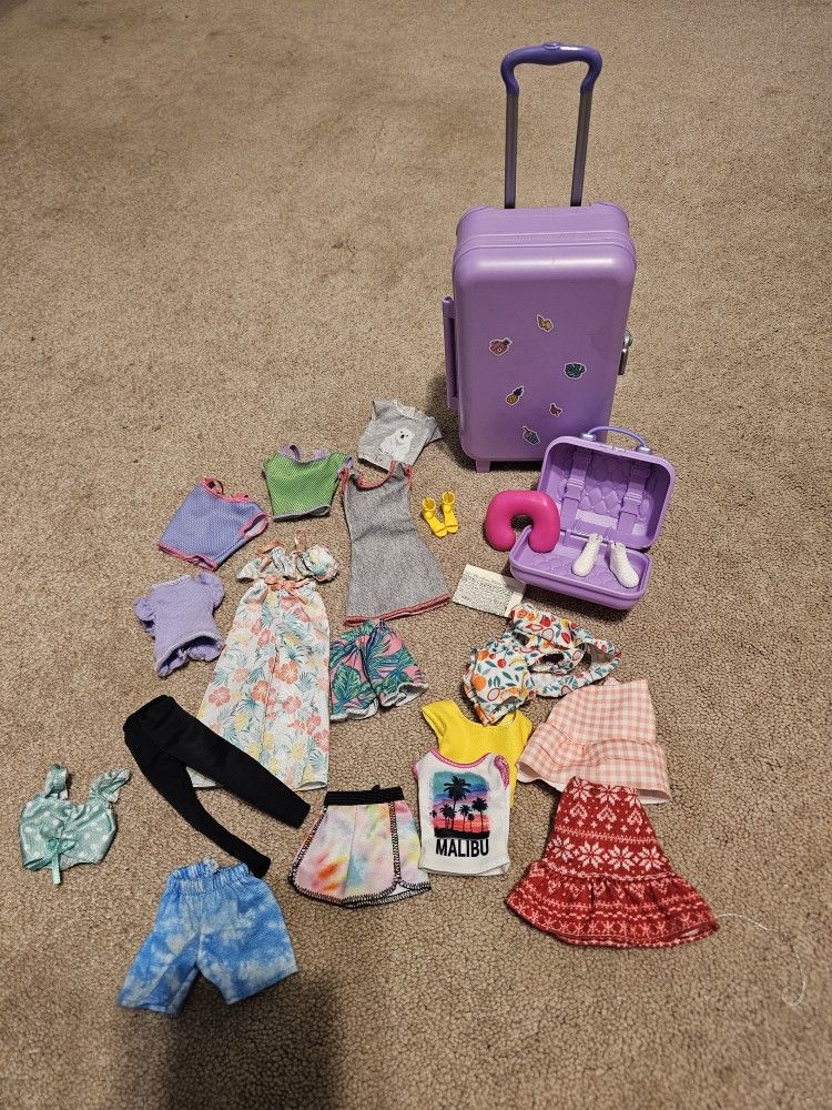 Barbie Travel Luggage Set