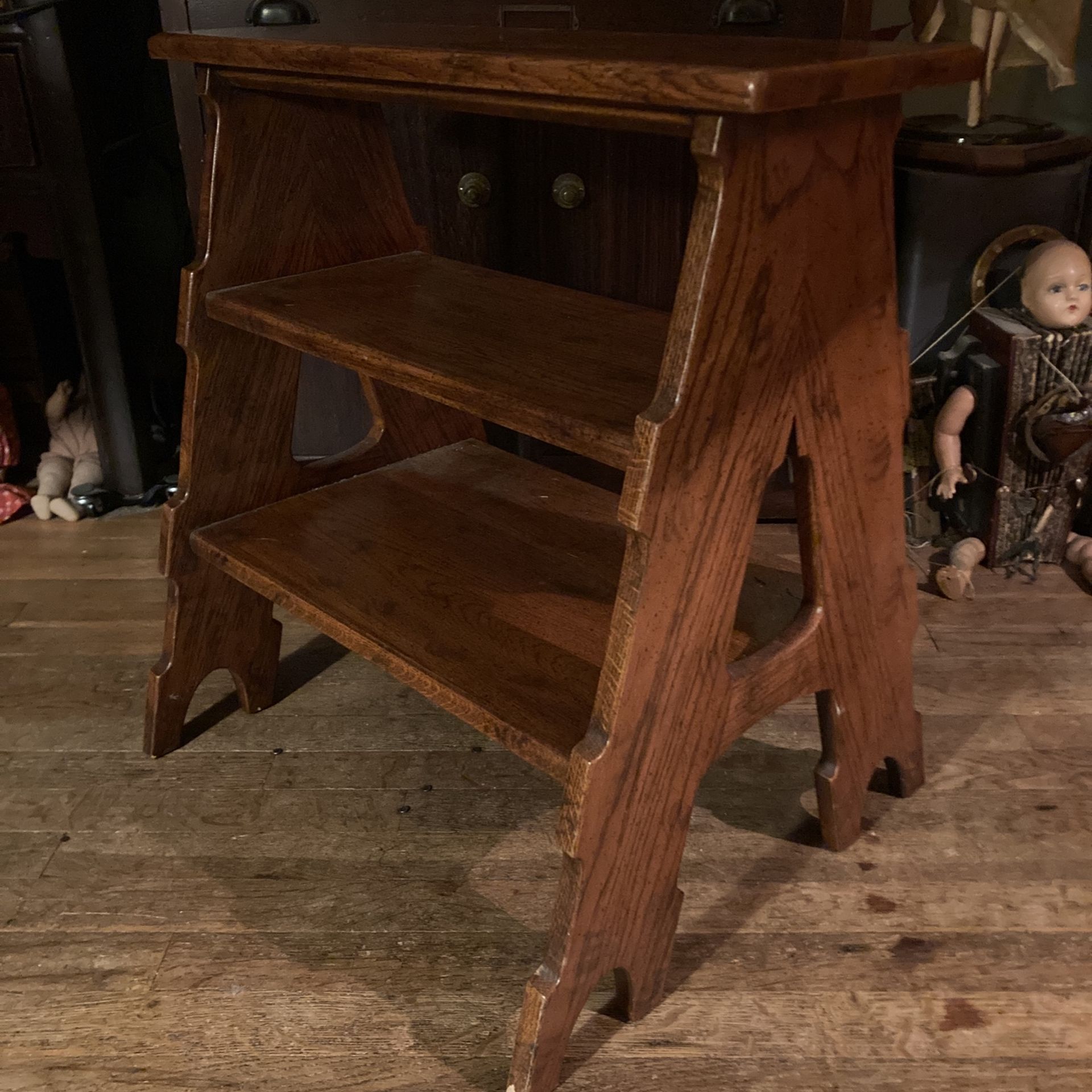 Vintage Shelf / Step Stool