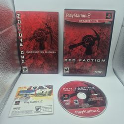 Red Faction Greatest Hits (Sony PlayStation 2, 2002) CIB