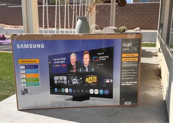 77S90 77” Samsung smart 4k oled hdr tv