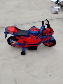 Kids spider man ebike