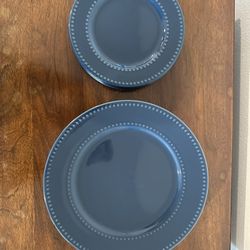 Ceramic Plates - Blue 
