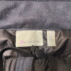 Athleta Ski Skirt.  Toasty Buns Black Size 4 