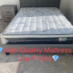 😴Mattress pillow top🥱 💎All sizes 💎12” inches tall 🔵Queen $199 🟣Full $180 🟠Twin $150 🟡King $330 🔴Cal king $330 🔘 Delivery available🚛