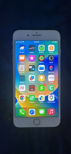 Unlocked iPhone 8 Plus with 64 GB storage wireless charger included