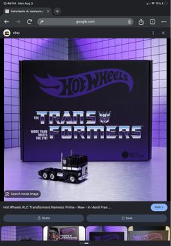 Hot wheels rlc nemesis optimus prime
