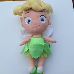Disney Store Animators Collection Toddler Tinkerbell Fairy 14" Plush Stuffed Toy