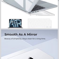 MacBook Hard Shell Case + Keyboard Cover + Polishing Cloth + Scre