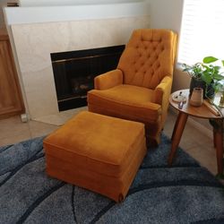 Rocking Chair With Ottoman 