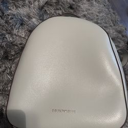 Emporio Armani white Leather Backpack