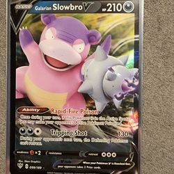Galarian Slowbro V Holo