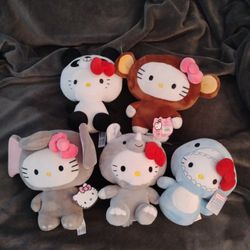 Hello Kitty Sealife Plush Set
