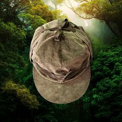 Olive Green Corduroy Trapper Hat S/M