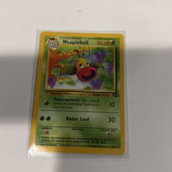 1999 POKEMON JUNGLE 48 WEEPINBELL 1ST EDITION
