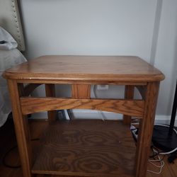 Side Table With Wheels 