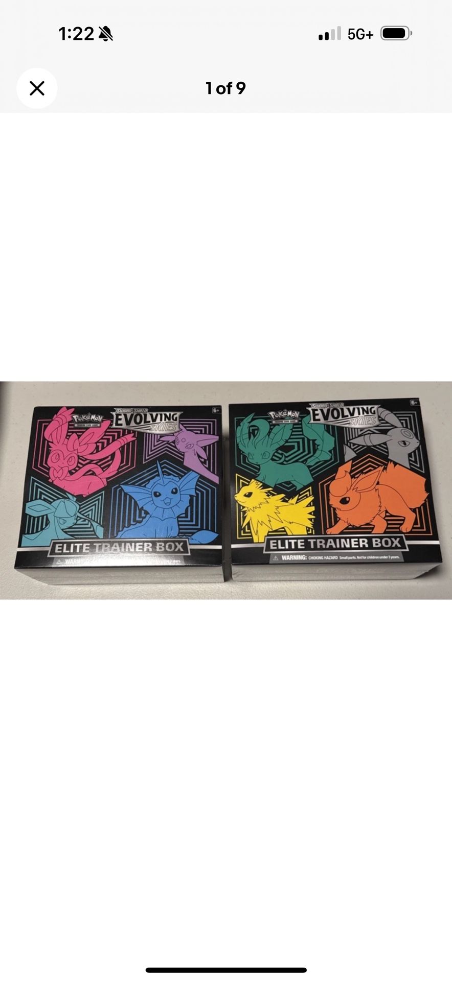 Evolving Skies Elite Trainer Box Set Of 2 