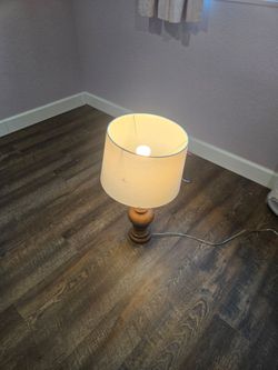Table Lamp with Drum Shade