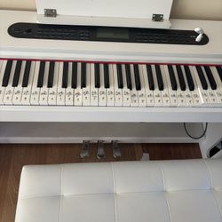 Electric Piano With Bench