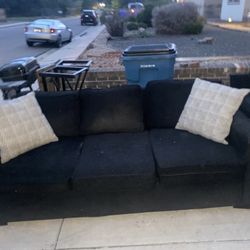 Black Couch Set