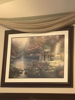 Beautiful Thomas Kincaid Print Signed & Numbered By Artist