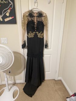 black dress long