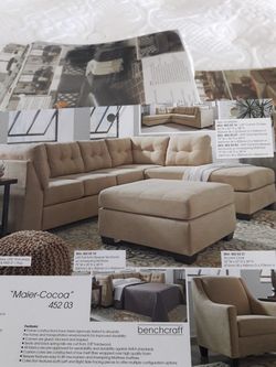 Sofa chaise sectional new