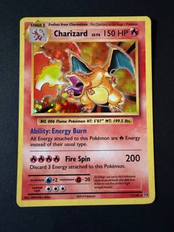 Pokemon Charizard XY Holo Rare.