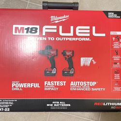Milwaukee M18 Drill & Impact W Case