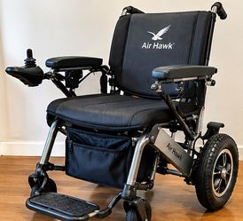 Air Hawk E-Z Folding Electric Wheelchair – Like New!