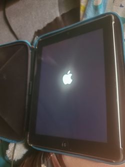 Apple iPad with case
