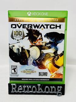 Overwatch Origins Edition Microsoft Xbox One Complete Blizzard Shooter Game