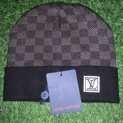 Black Louis Vuitton Beanie 