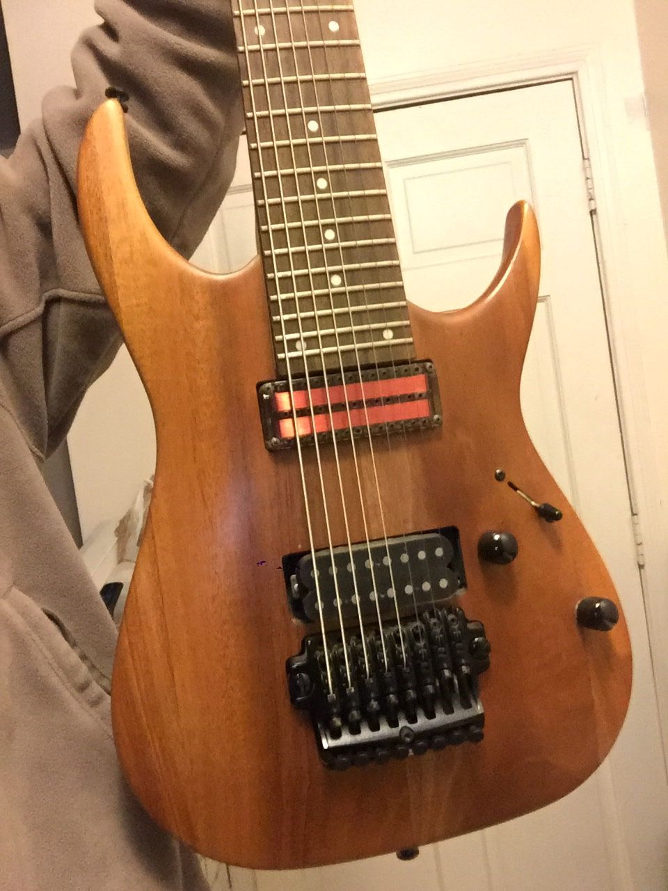Ibanez RGA8 Custom with Lungren M8 and Q tuner pickups