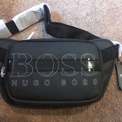 BOSS Hugo Boss Hyper Belt Bag Fanny Pack Waist Black