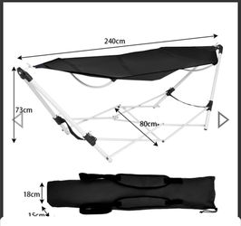 All new portable folding lounge camping bed