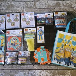 Minions Party Decorations And Reusable Tote