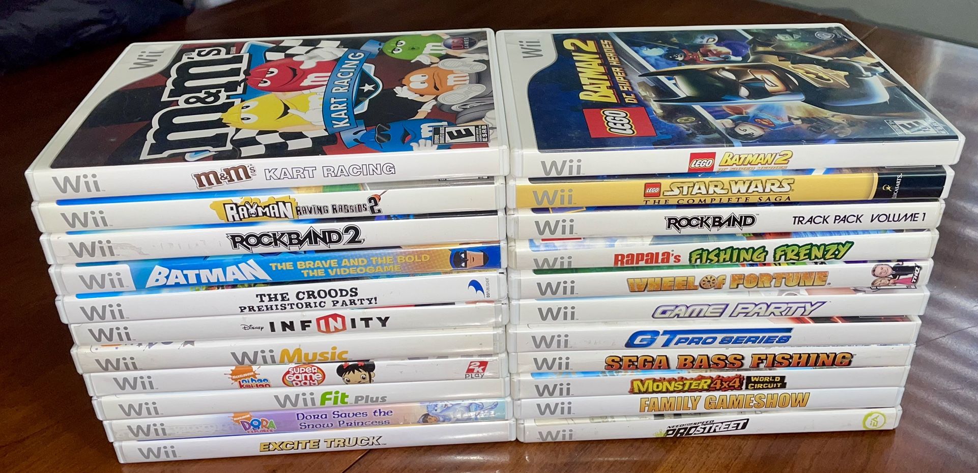 Lot of 22 - Nintendo Wii Games