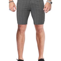 Men's Casual Checkered Shorts Fashion Plaid Pants Lasting Charm Man Summer Comfortable Chino Shorts Quick Dry Men's Water-Resistant Short